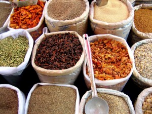 Spices at an Indian Market